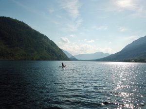 SUP auf dem Grundlsee